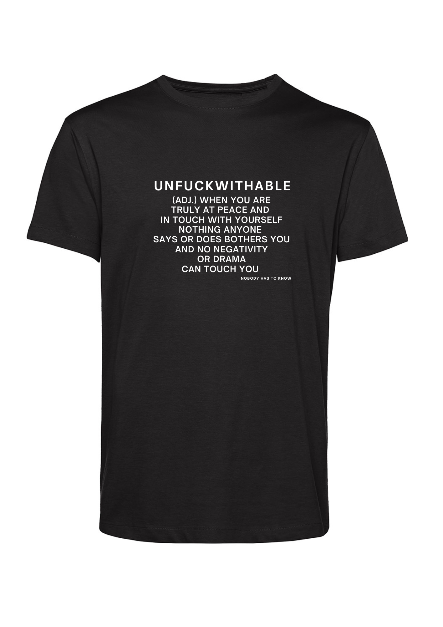 Unfuckwithable Tee Black