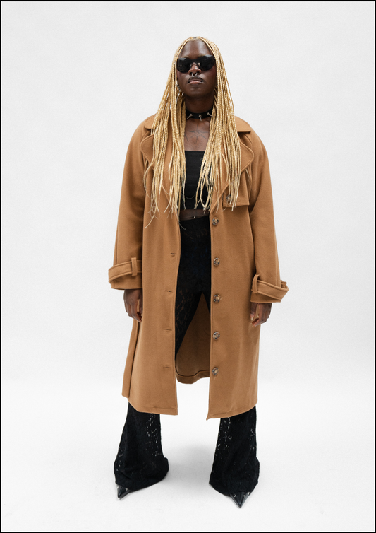 Belted Trench Coat Camel