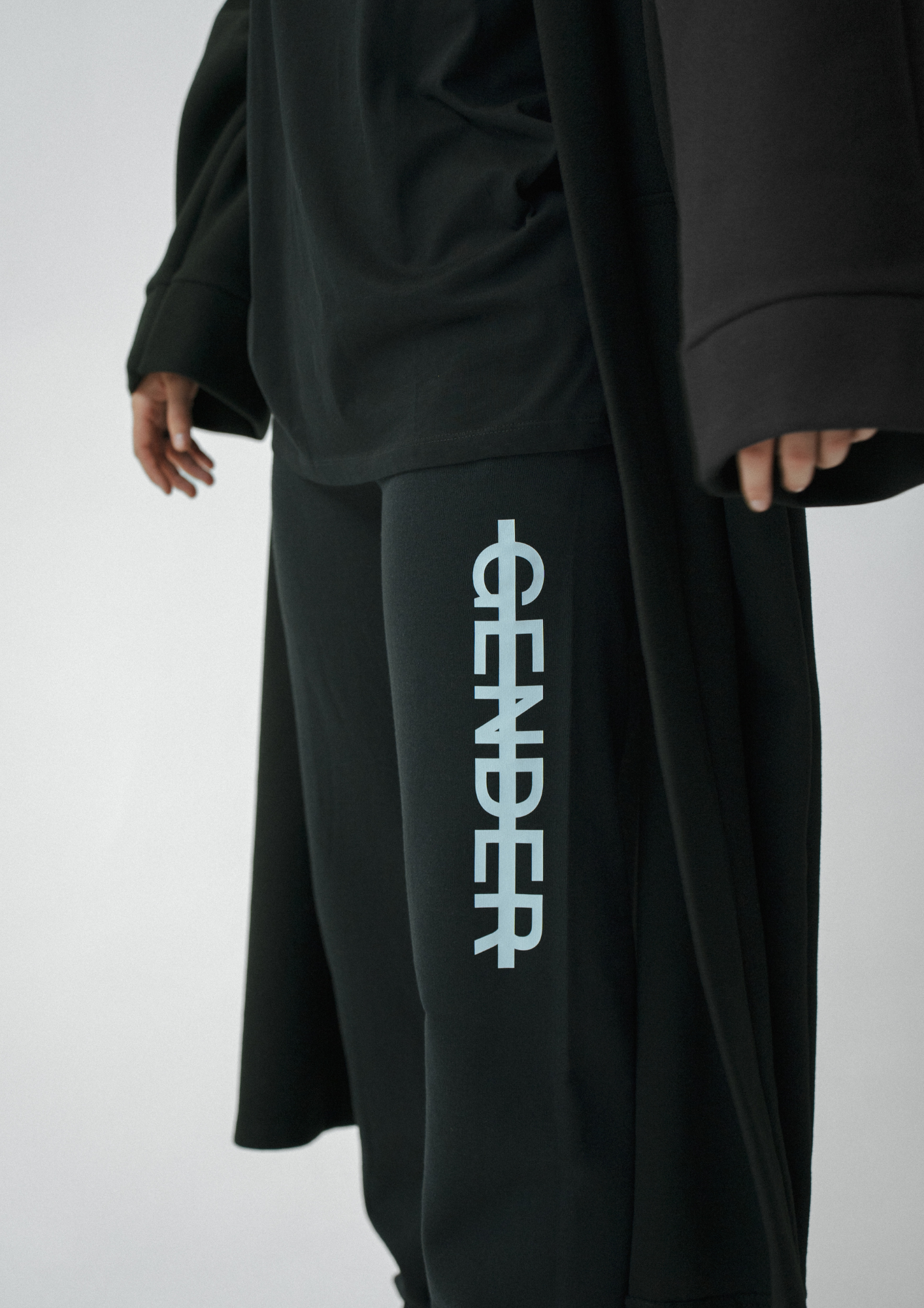 No Gender Sweat Pants Black