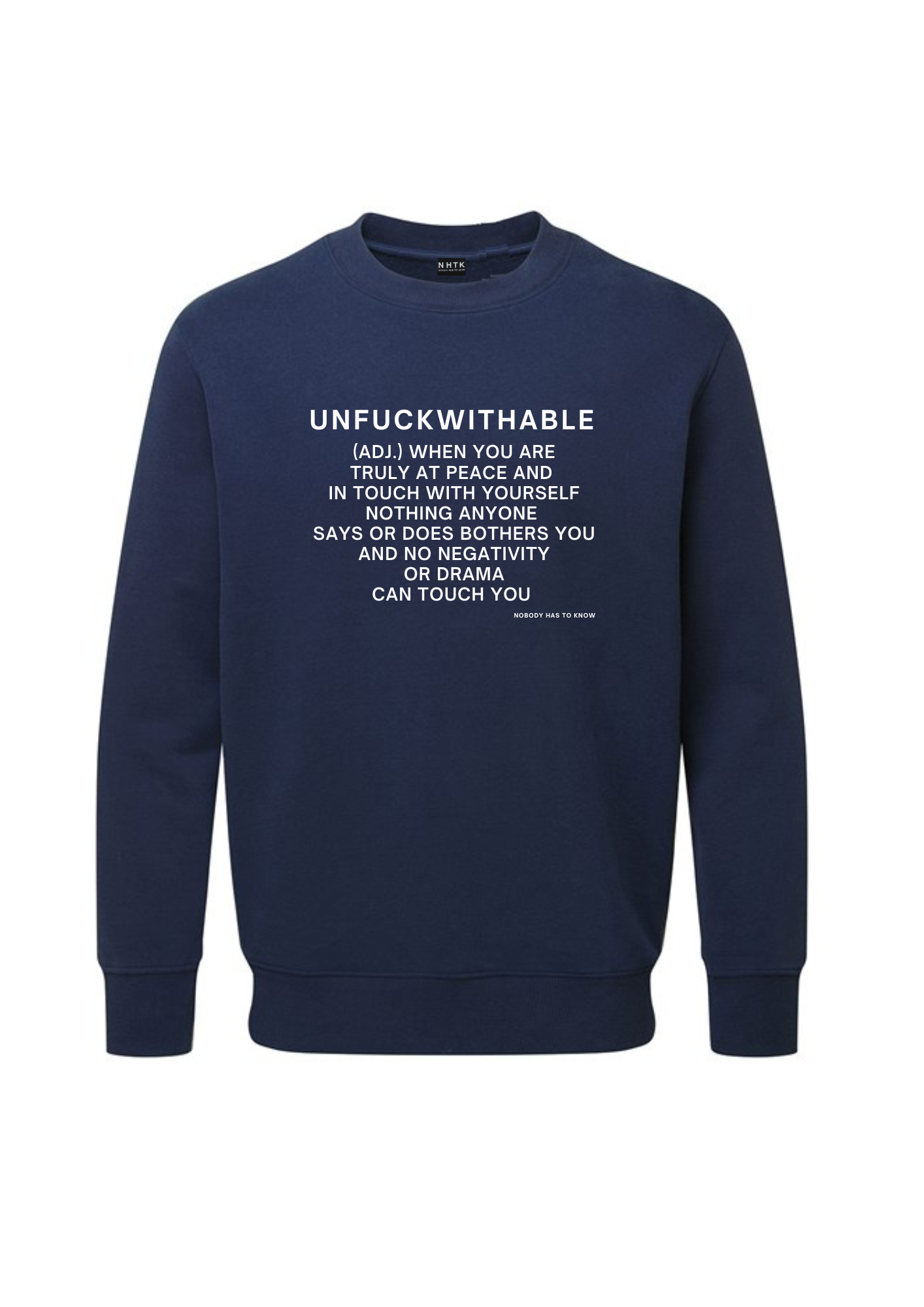 Unfuckwithable sweater