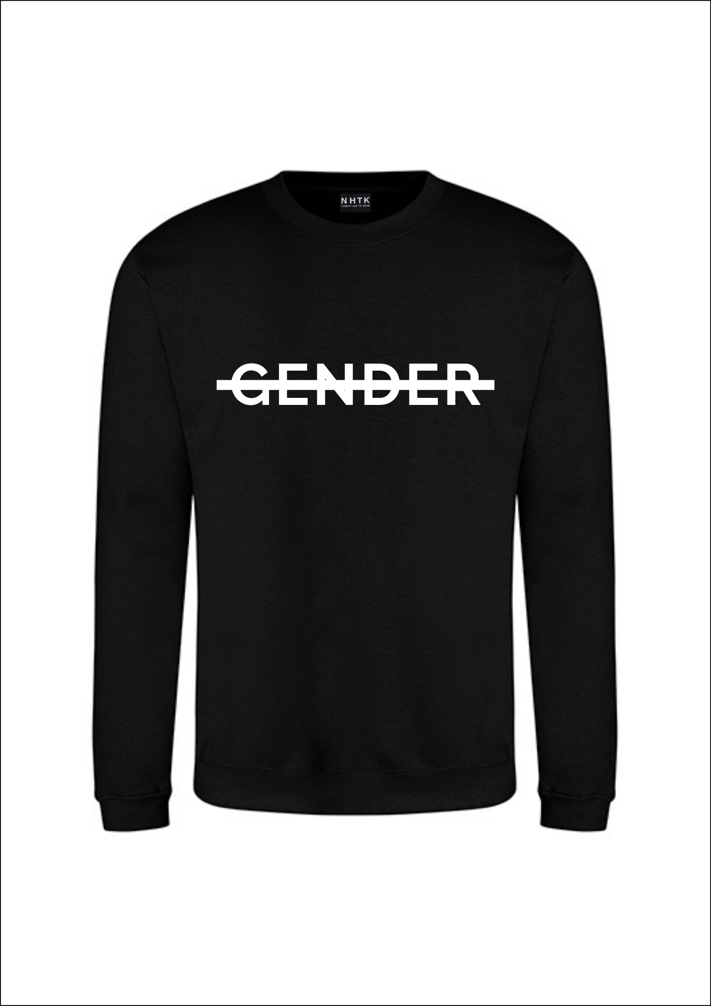 No Gender Sweater Black